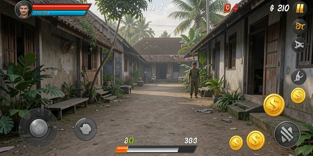 Tampilan awal game yang menarik dan user-friendly.
