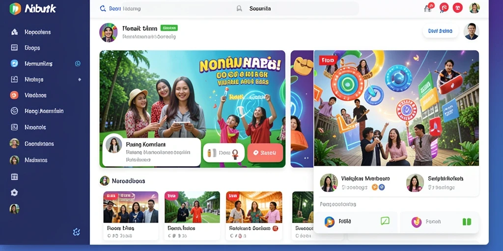 Screenshot menampilkan karakter utama dalam aksi melawan monster.