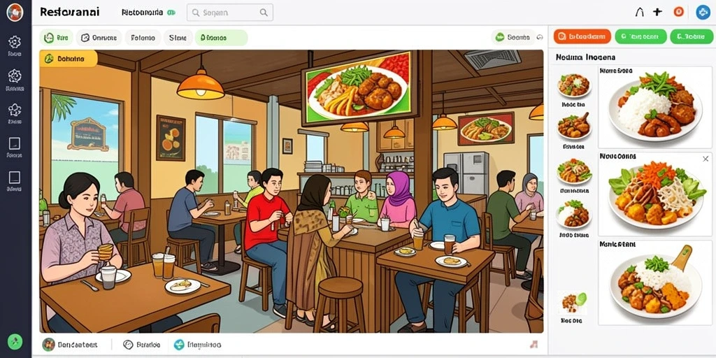 Tampilan antarmuka yang intuitif dan ramah pengguna.