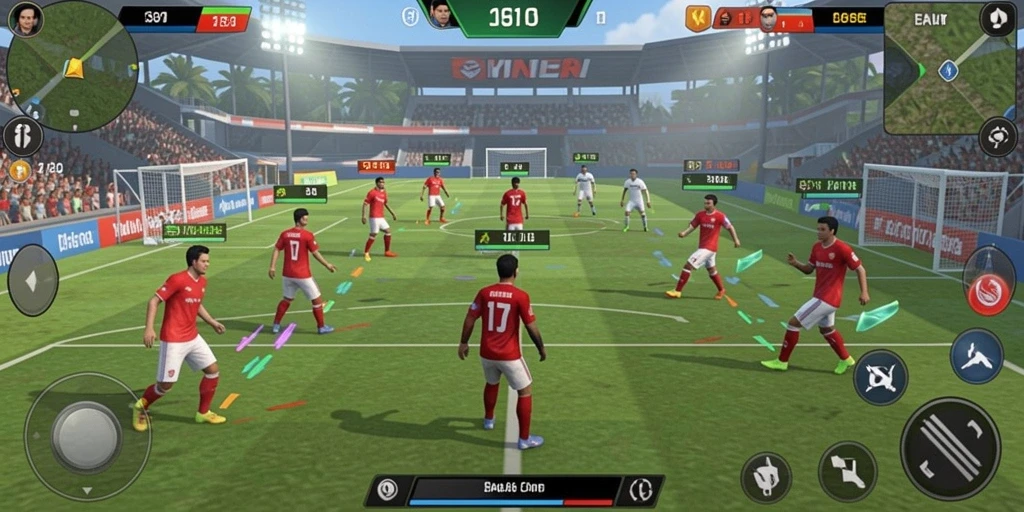 Screenshot menampilkan antarmuka utama yang menarik.