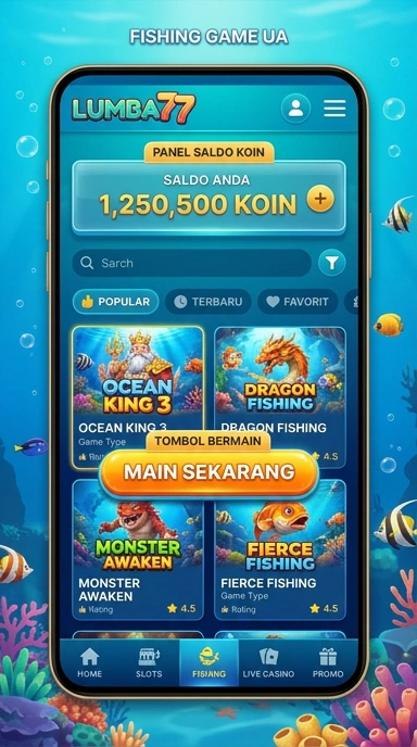 Galeri pratinjau visual lumba77 build APK resmi terbaru
